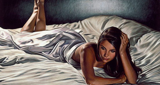 Girl On Bed