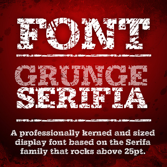 Grunge Serifia Font OTF