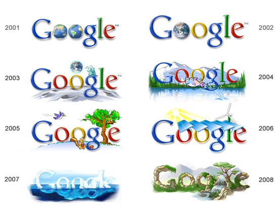 The History Of Google Doodles Design The Design Inspiration