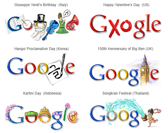 Google Country Doodles