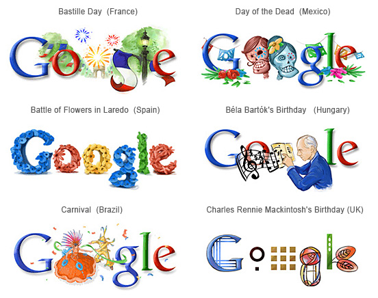 Google Country Doodles