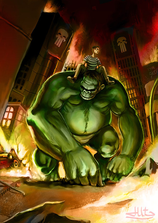 Hulk And Banner Colored