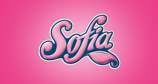 sofia name design