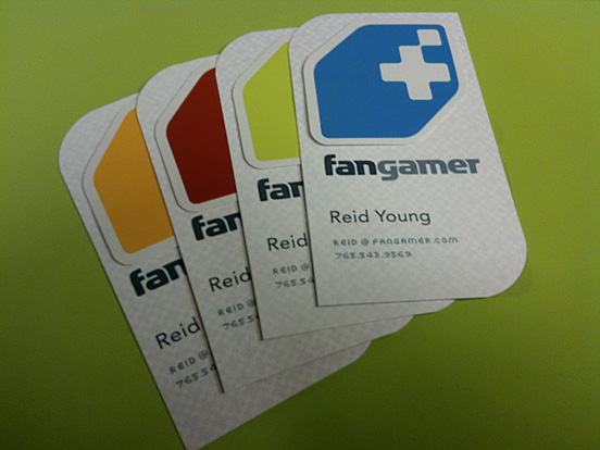 Fangamer business cards