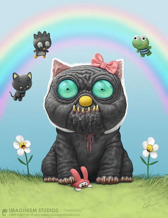 Hello Kitty Painting Impostor