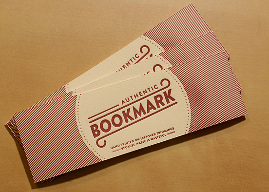 Authentic Bookmark