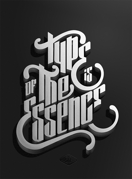 Type is of the essence