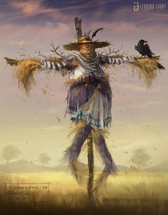 Friendly Scarecrow - The Design Inspiration | Illustration Art | The ...