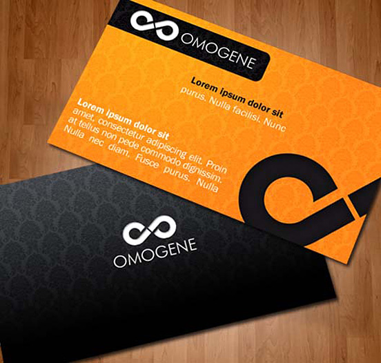 Omogene business card