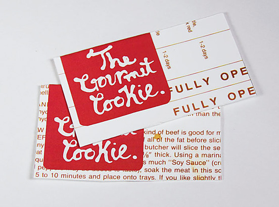 The Gourmet Tookie business cards