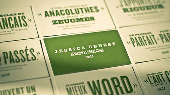Jessica genest business card