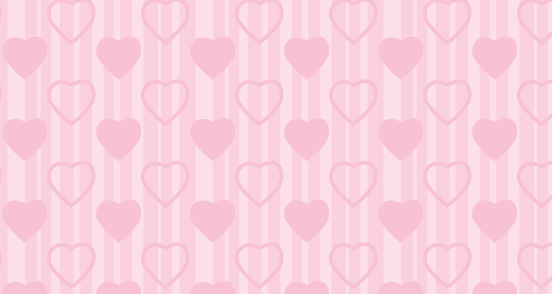 Stripes and Love Hearts