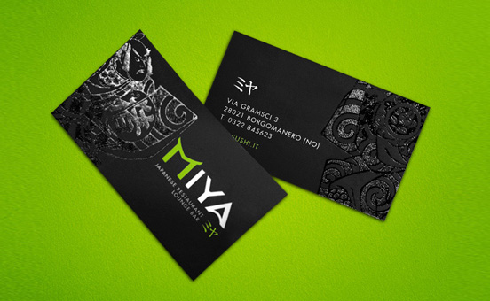 Serigraphed Business Card