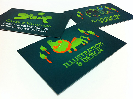 Sloorp Business Cards