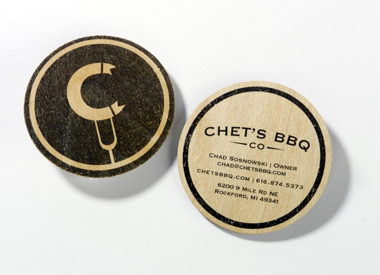 Chet’s BBQ ID Business Card