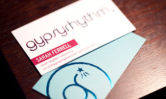 Gypsy Rhythm business card