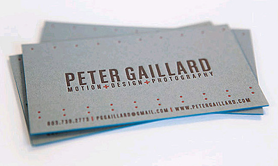 Peter Gaillard Business Card