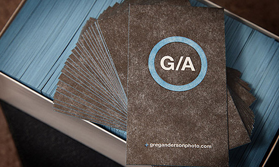Greg Anderson Business Card