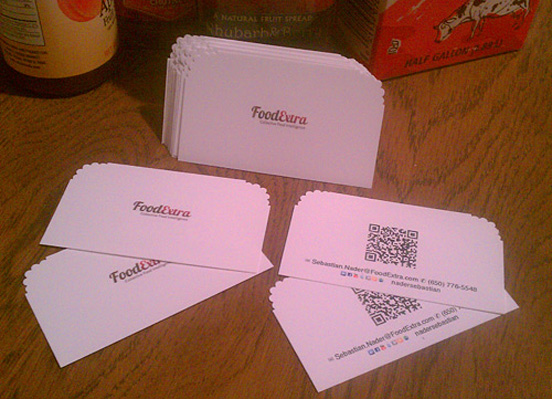 FoodExtra Business cards