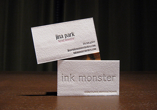 Ink Monster Business Card