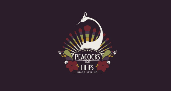 Peacocks and Lilies