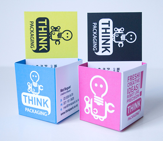 THINK Packaging Business Cards