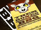 Them Bones BBQ Business Card