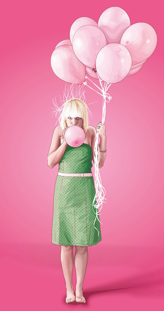 A Dozen Pink Balloons