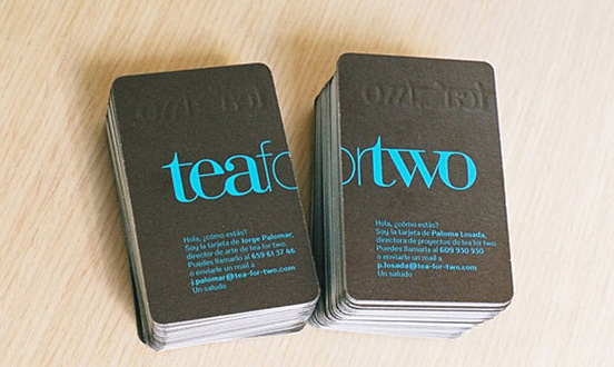Tea For Two Business Card