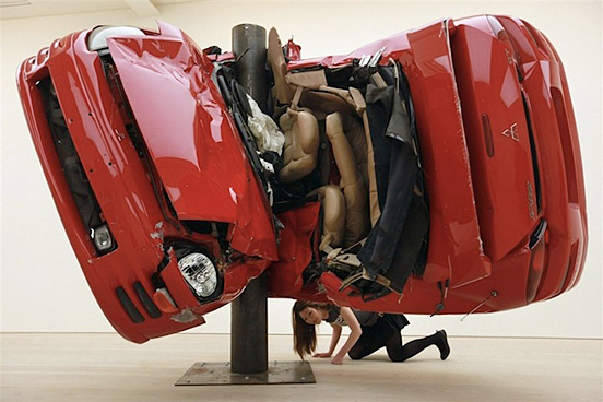 Car Crash Sculptures
