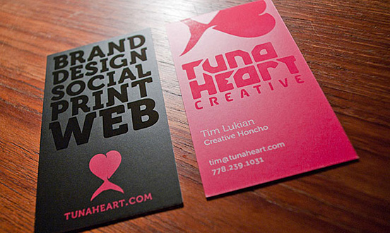 Tuna Heart Business Card