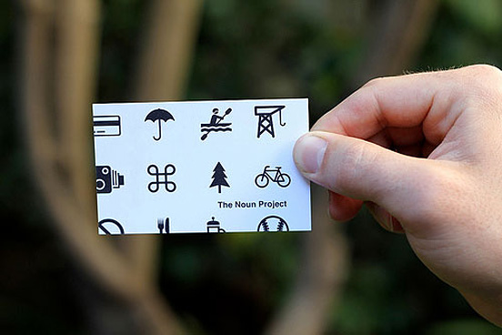 The Noun Project businesscards