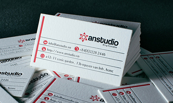 An Design Studio Business Card