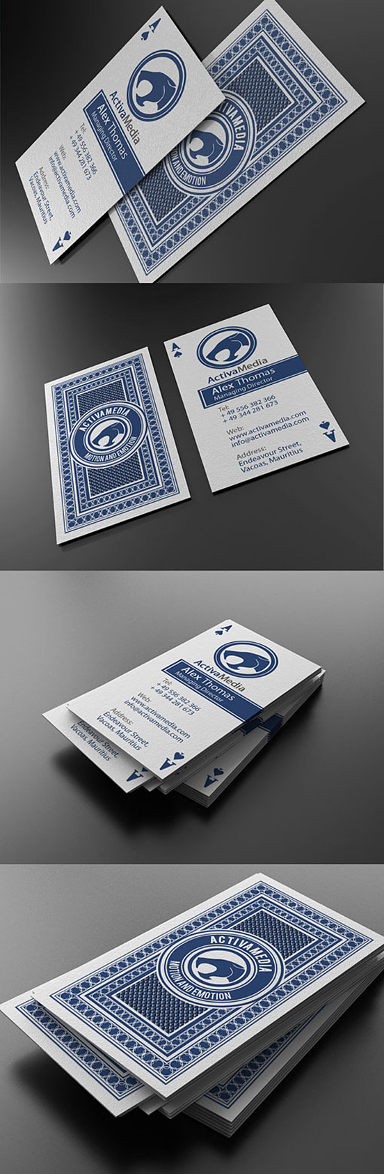 Casino Style Business Card