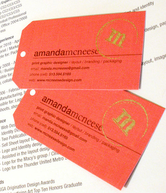 Amanda McNeese Business Card