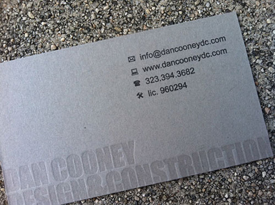 Dan Cooney Business Card