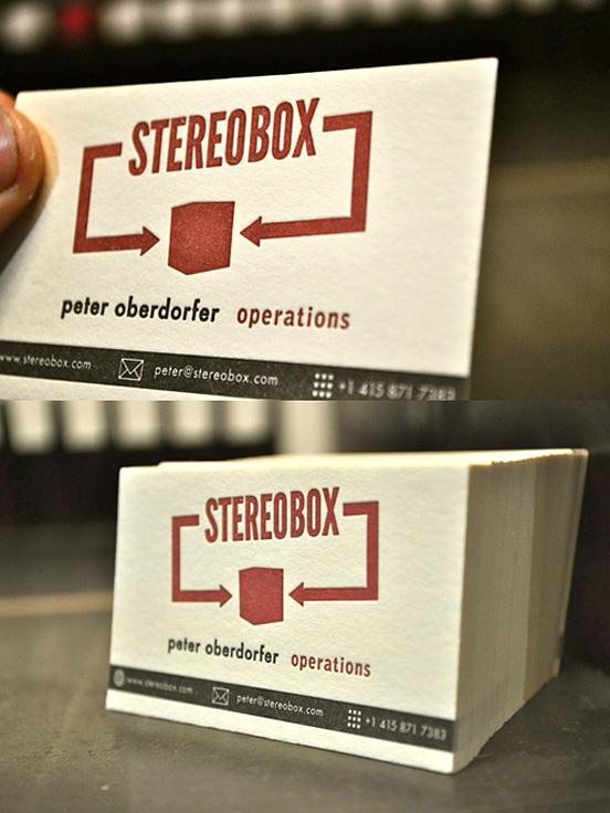 StereoBox Letterpress