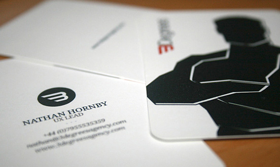 3 Degrees Business Card