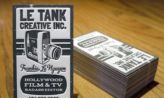Le Tank Creative Business Card