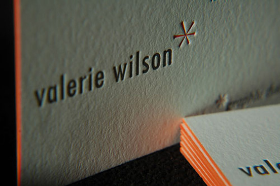 Valerie Wilson Business Card