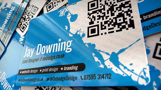 Debadge Design Business Card