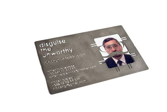Disguise the Unworthy Business Card
