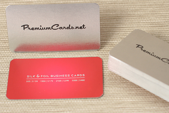 Silver Foil Business Cards