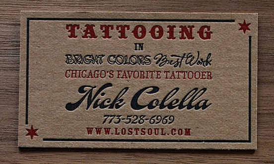 Nick Colella Business Card