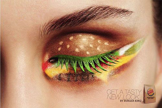 Eye-Catching Burger Ad