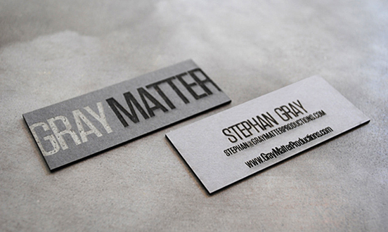 Gray Matter Business Card