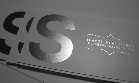 Shayne Heathfield Business Card