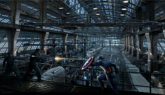 Captain America Hydra Factory