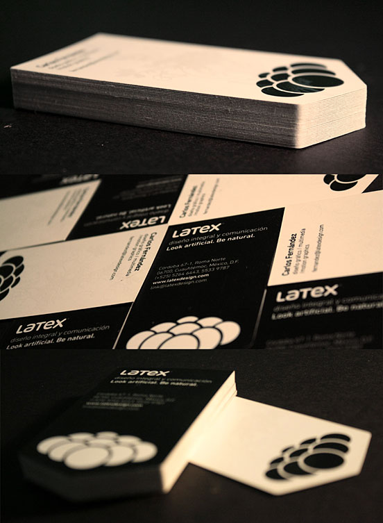 Latex Design Business Card