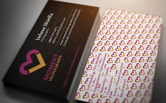 Moment Velovegraphy Business Card